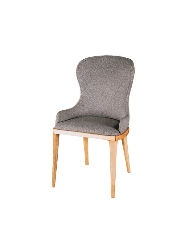 Silla decorativa tapizada elegante