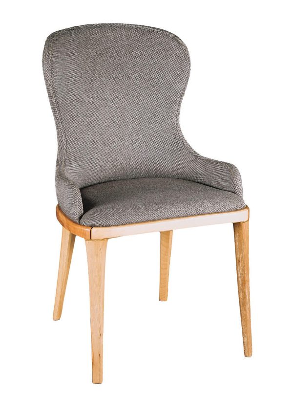 Silla decorativa tapizada elegante - Imagen 2
