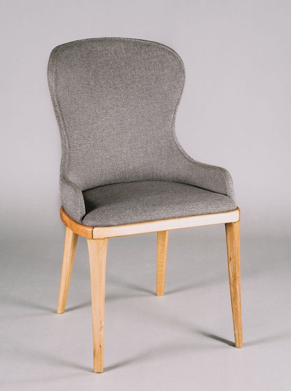 Silla decorativa tapizada elegante - Imagen 4